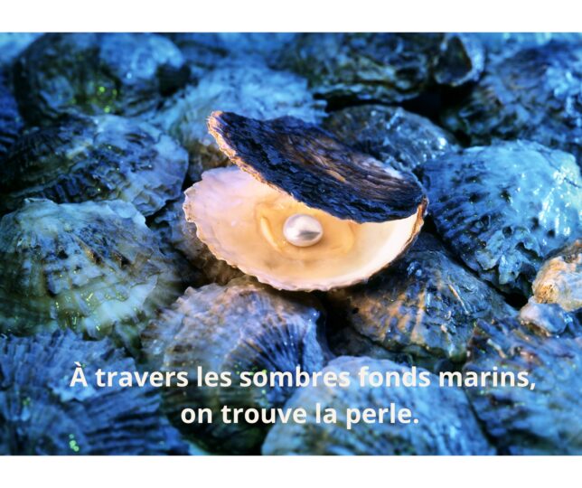 À travers les sombres fonds marins, on trouve la perle.
